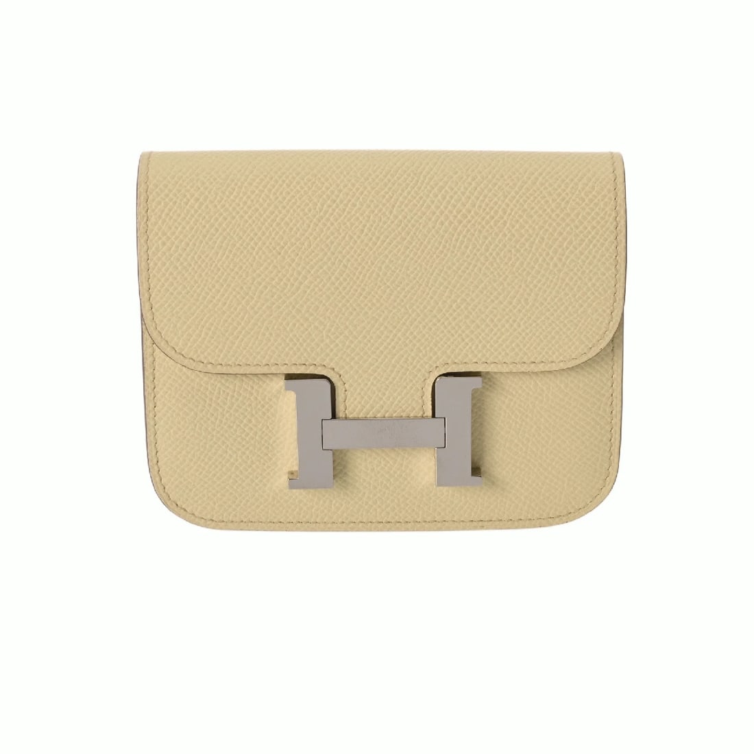 HERMES CONSTANCE SLIM VEAU EPSOM JOUNE MILTON BIFOLD WALLET (1 of 6)