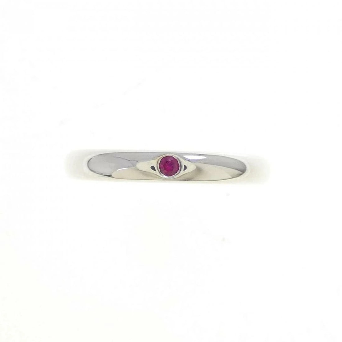 TIFFANY BAND RING RUBY SILVER 925 - 2