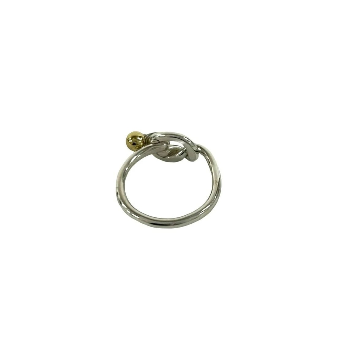 TIFFANY&CO. LOVE KNOT RING SILVER: Tiffany&Co. Love Knot Ring Silver Brand: Tiffany & Co. Type/Style: Ring Material: SV925, Color: Silver Size: US 6 Accessories: None Accessories Notice: When purchasing pre-owned goods, ple