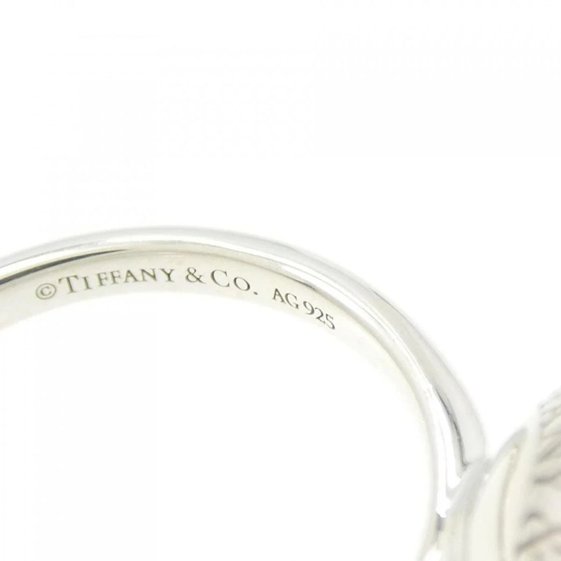 TIFFANY SILVER BALL RING - 4