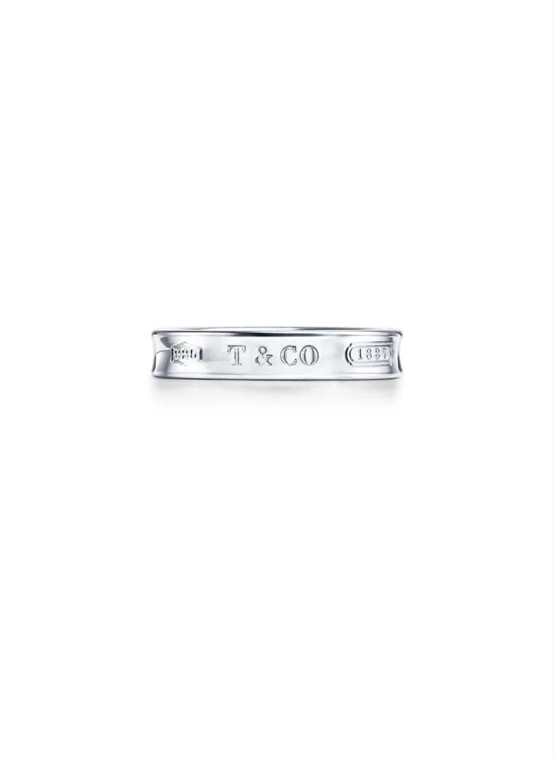 TIFFANY&CO STERLING SILVER RING: Tiffany&Co Sterling Silver Ring Brand: Tiffany & Co. Type/Style: Ring Material: SV925, Color: Silver Size: 2.75 - 3 US Accessories: None Accessories Notice: When purchasing pre-owned goods
