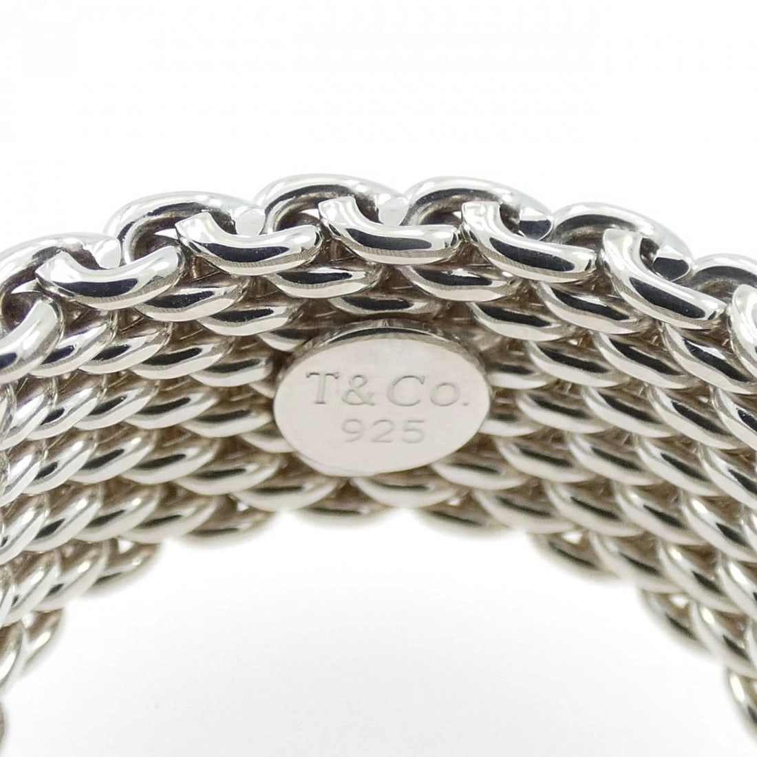 TIFFANY MESH RING SILVER - 2