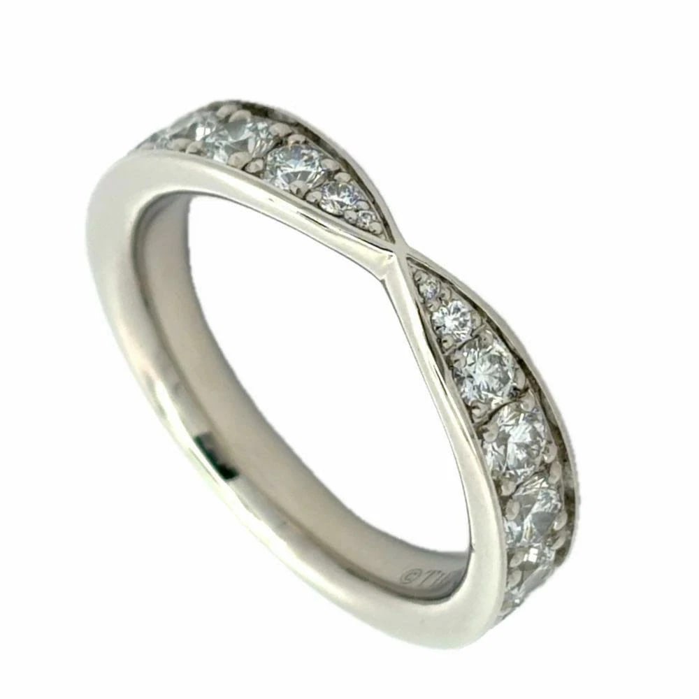 TIFFANY & CO. HARMONY RING DIAMOND PT950: Tiffany & Co. Harmony Ring Diamond Pt950 Brand: Tiffany & Co. Type/Style: Ring Material: PT950, Color: PT Size: US 6.25 Accessories: None Accessories Notice: When purchasing pre-owned good