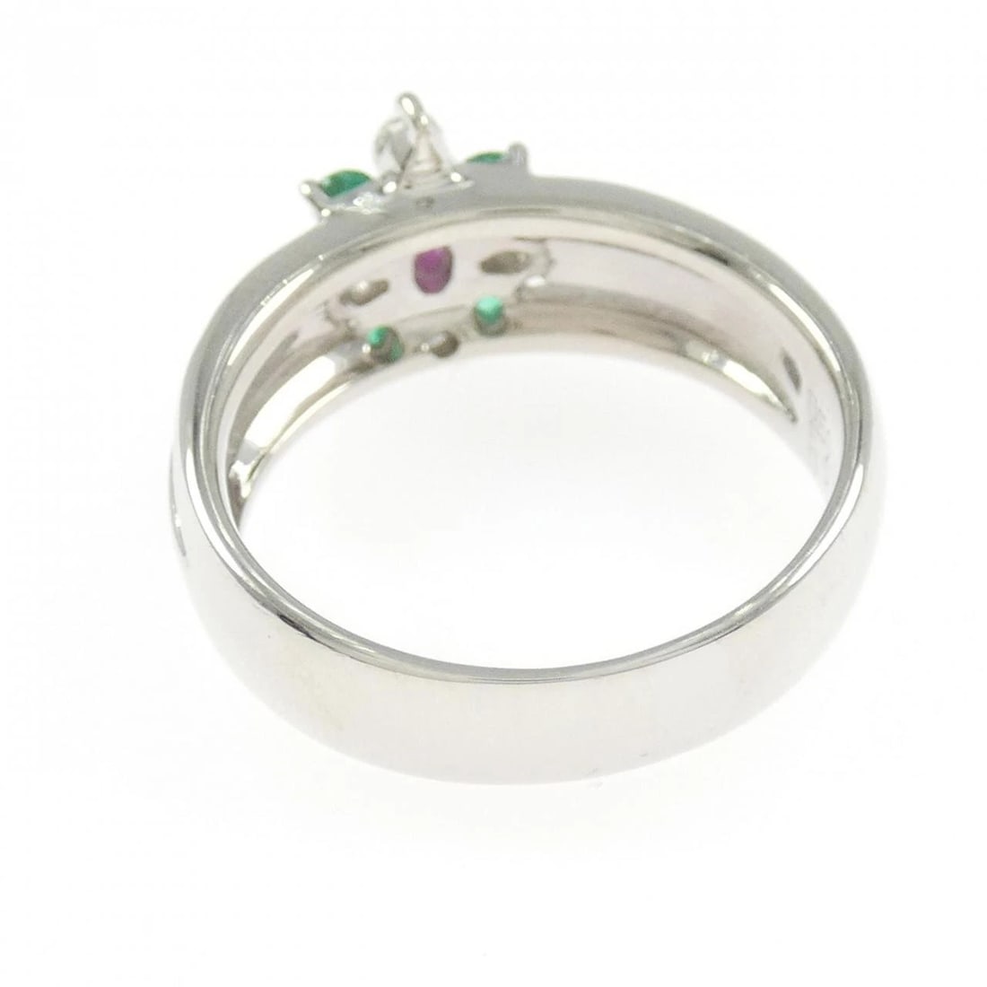 PT900 RED BERYL RING - 3
