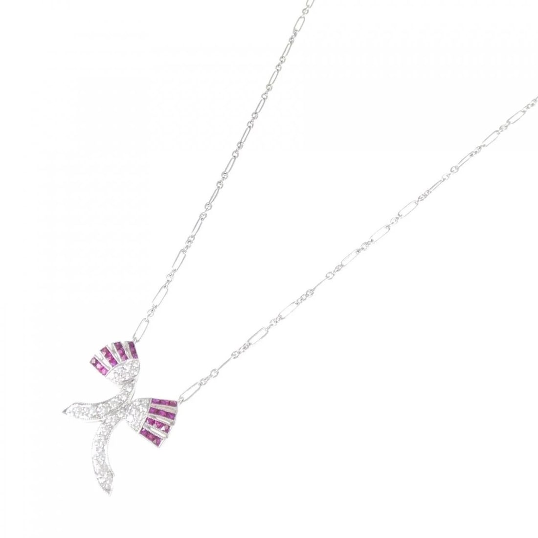K18WG RUBY NECKLACE - 2
