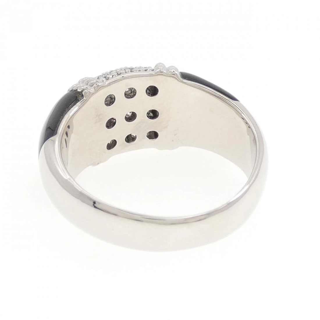 K18WG ONYX RING - 3