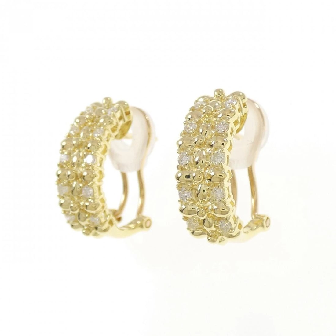 K18YG DIAMOND PIERCE/EARRING - 2