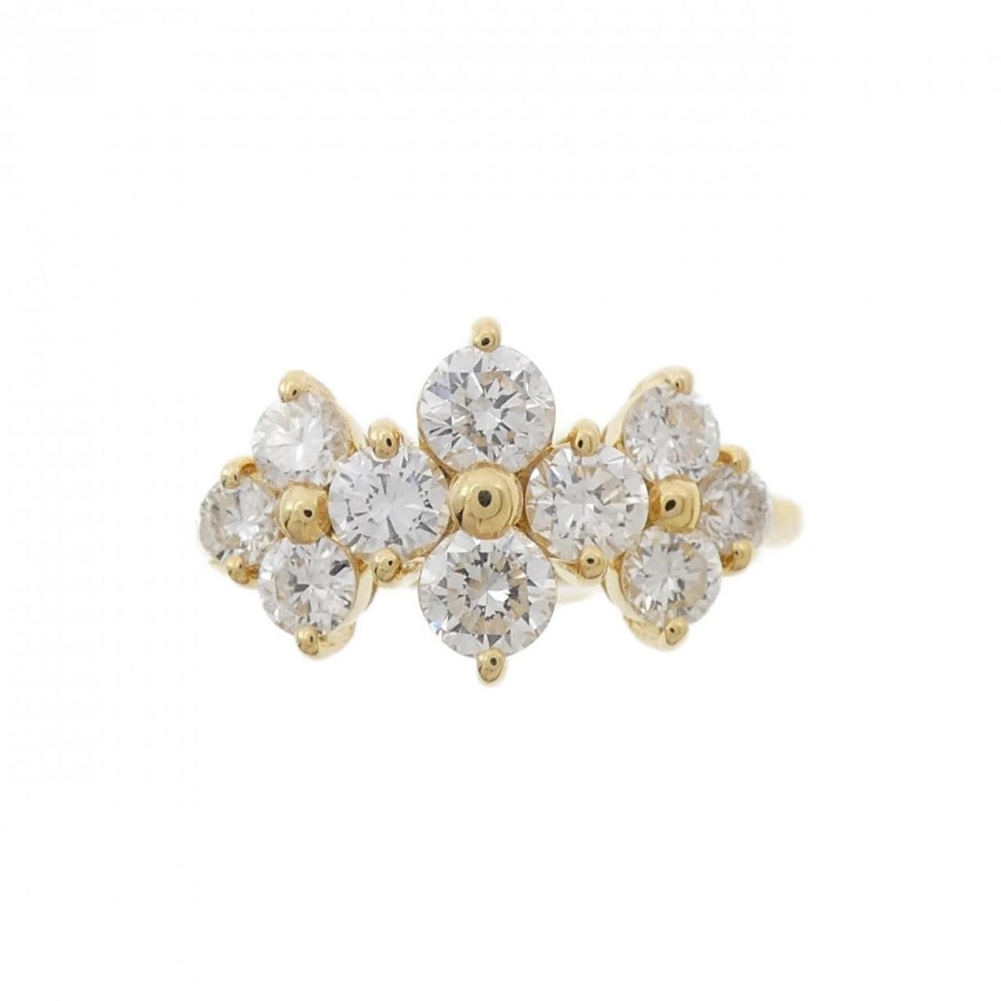 K18YG DIAMOND RING - 2