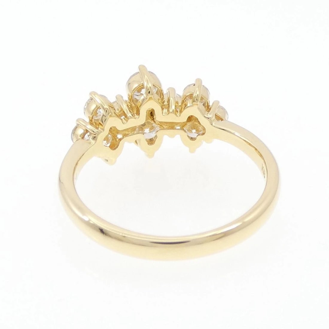 K18YG DIAMOND RING - 3