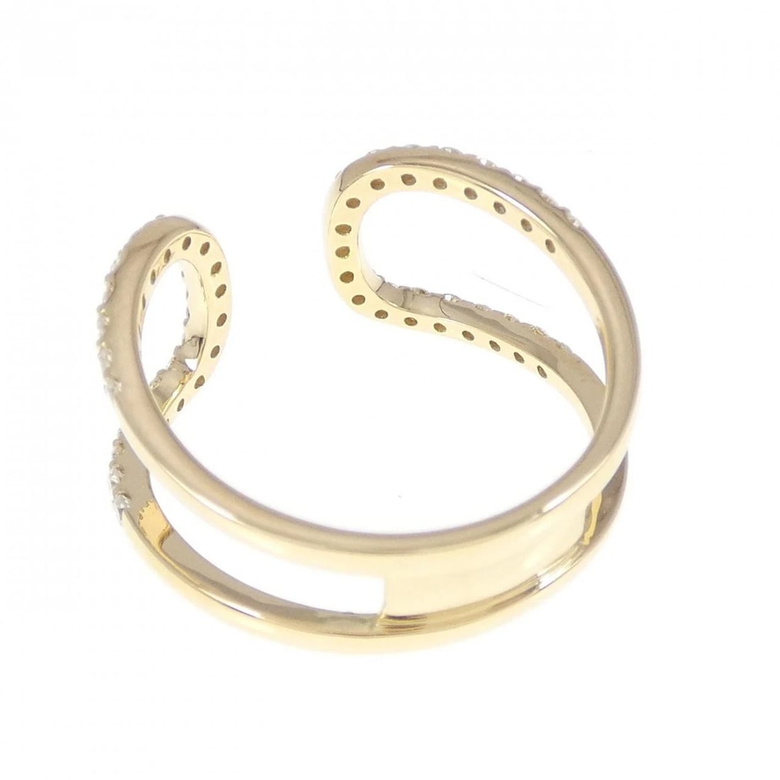 K18YG DIAMOND RING - 3