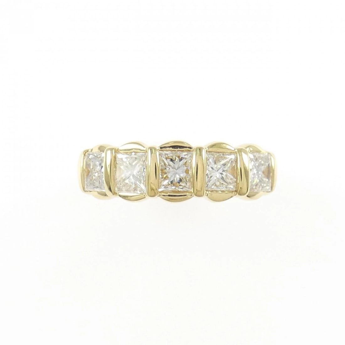 K18YG DIAMOND RING - 2