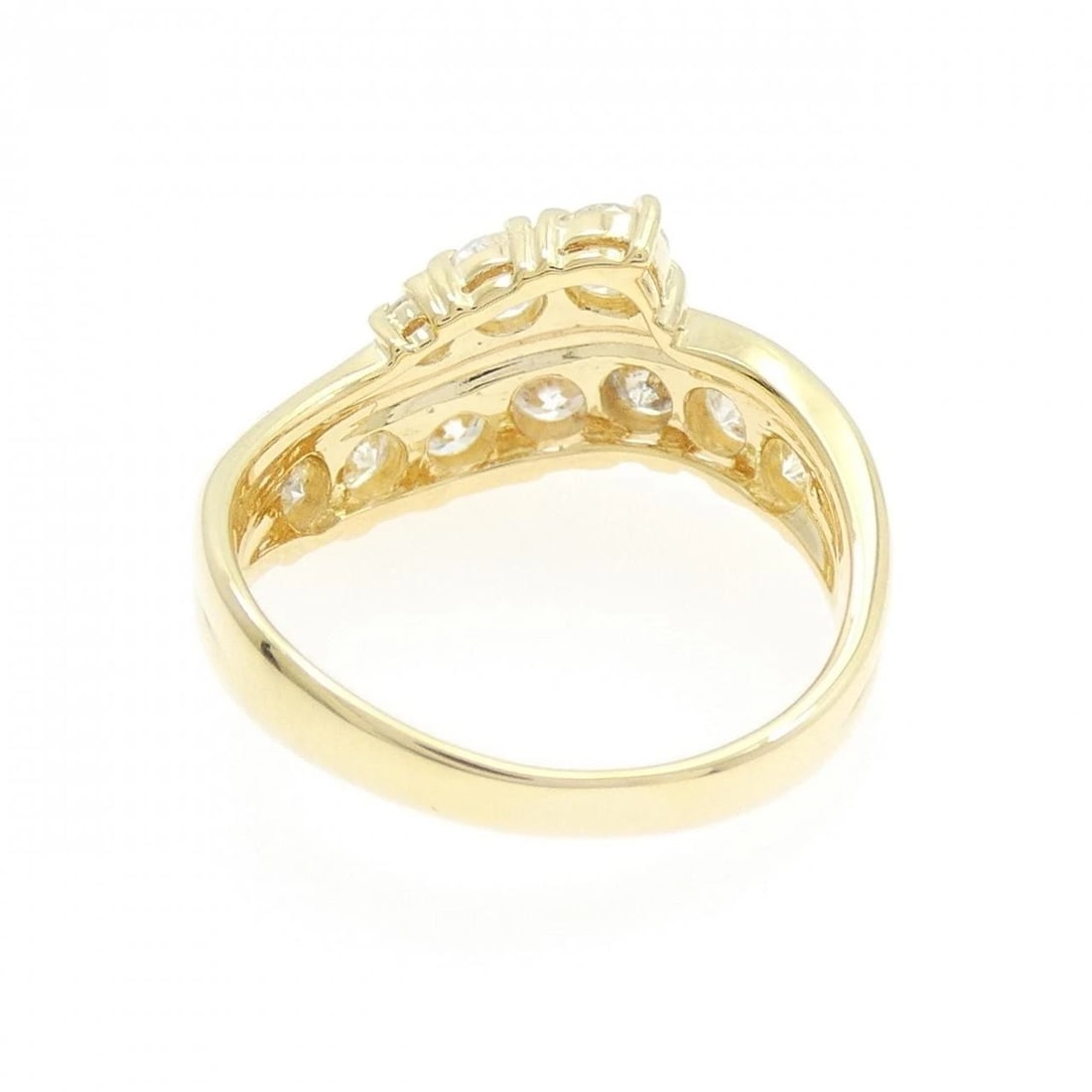K18YG DIAMOND RING - 3