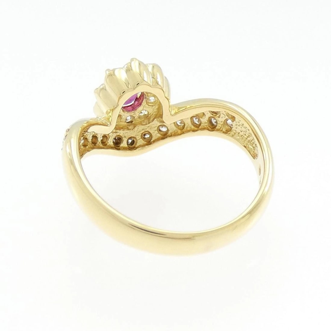 K18YG RUBY RING - 3