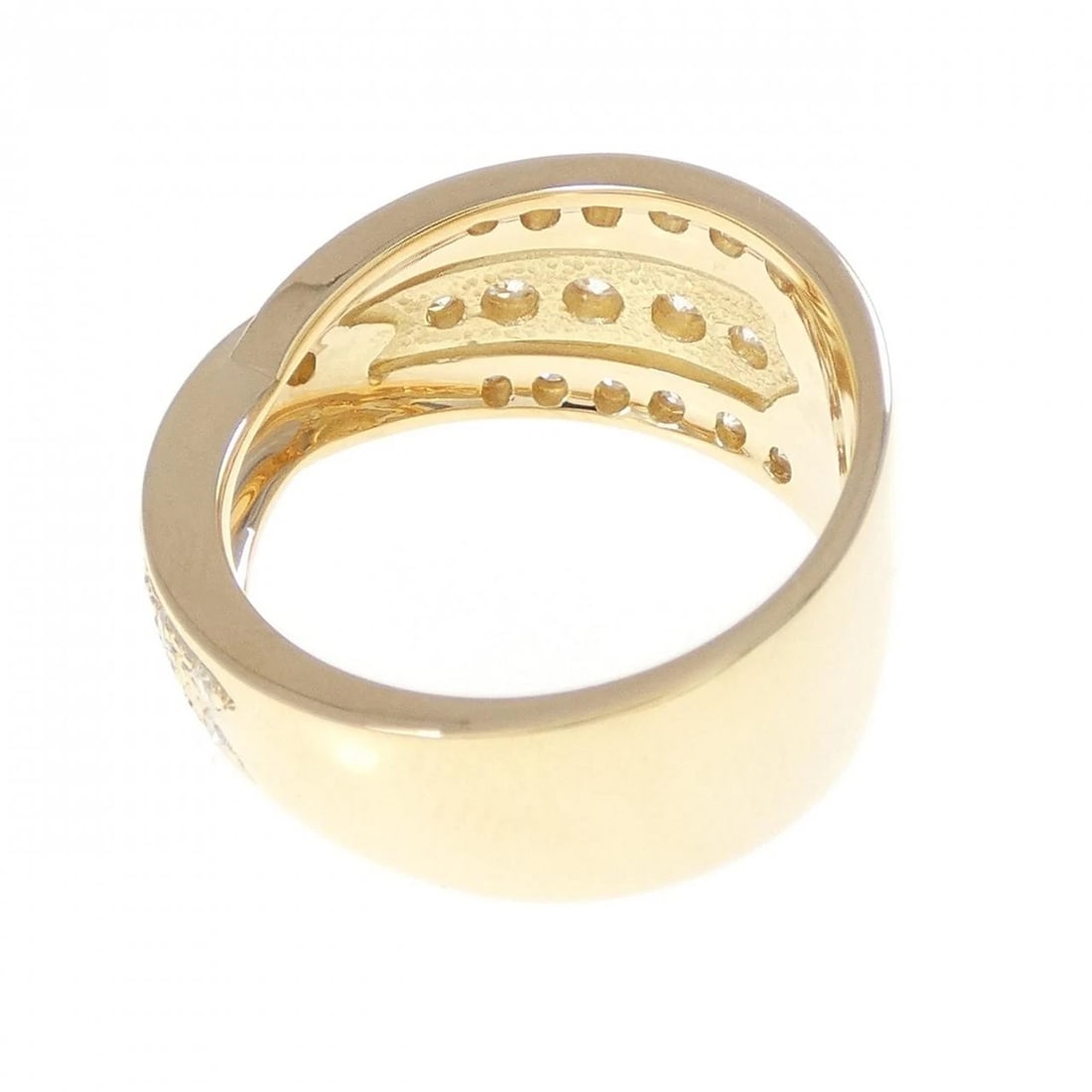 K18YG DIAMOND RING - 3