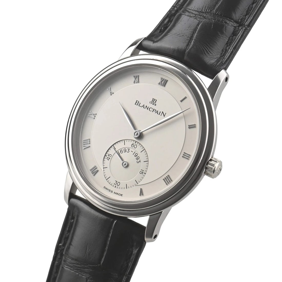 BLANCPAIN VILLERET JUBILEE: JACQUES BLANCPAIN'S WATCH: BLANCPAIN Villeret Jubilee: Jacques Blancpain's Watch Brand: BLANCPAIN Type/Style: Wristwatch Material: Case Material White Gold Color: Dial Color Silver Size: Case Size Case Size: 34.0mm Accessor