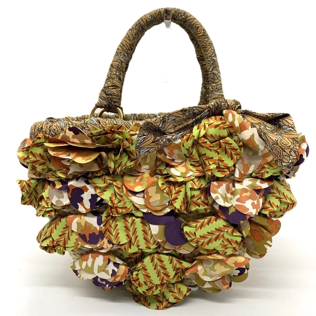 PRADA RAFFIA BASKET BAG MULTICOLOR - 2