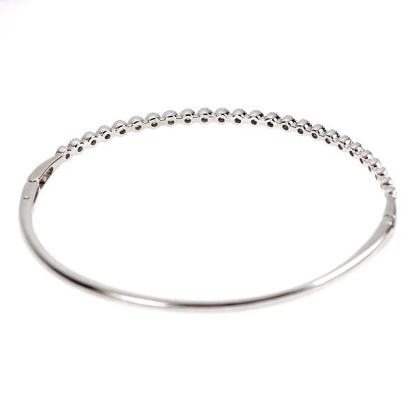 K18WG DIAMOND BANGLE - 3
