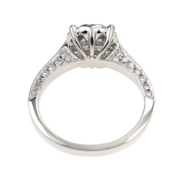 K18WG DIAMOND RING - 2