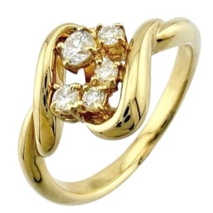 RING K18 YELLOW GOLD: Ring K18 yellow gold Brand: Unbranded Type/Style: Ring Material: K18 yellow gold Main Stone Natural Color: gold Size: US 6 Accessories: None Accessories Notice: When purchasing pre-owned goods,