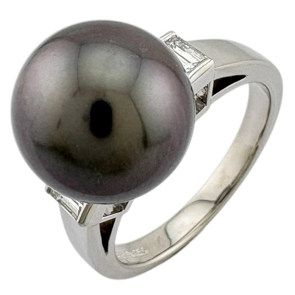MIKIMOTO RING PT950PLATINUM PEARL: MIKIMOTO Ring Pt950Platinum Pearl Brand: MIKIMOTO Type/Style: Ring Material: Pt950Platinum Main Stone Pearl /Natural Color: Silver Size: US 7 Accessories: None Accessories Notice: When pur
