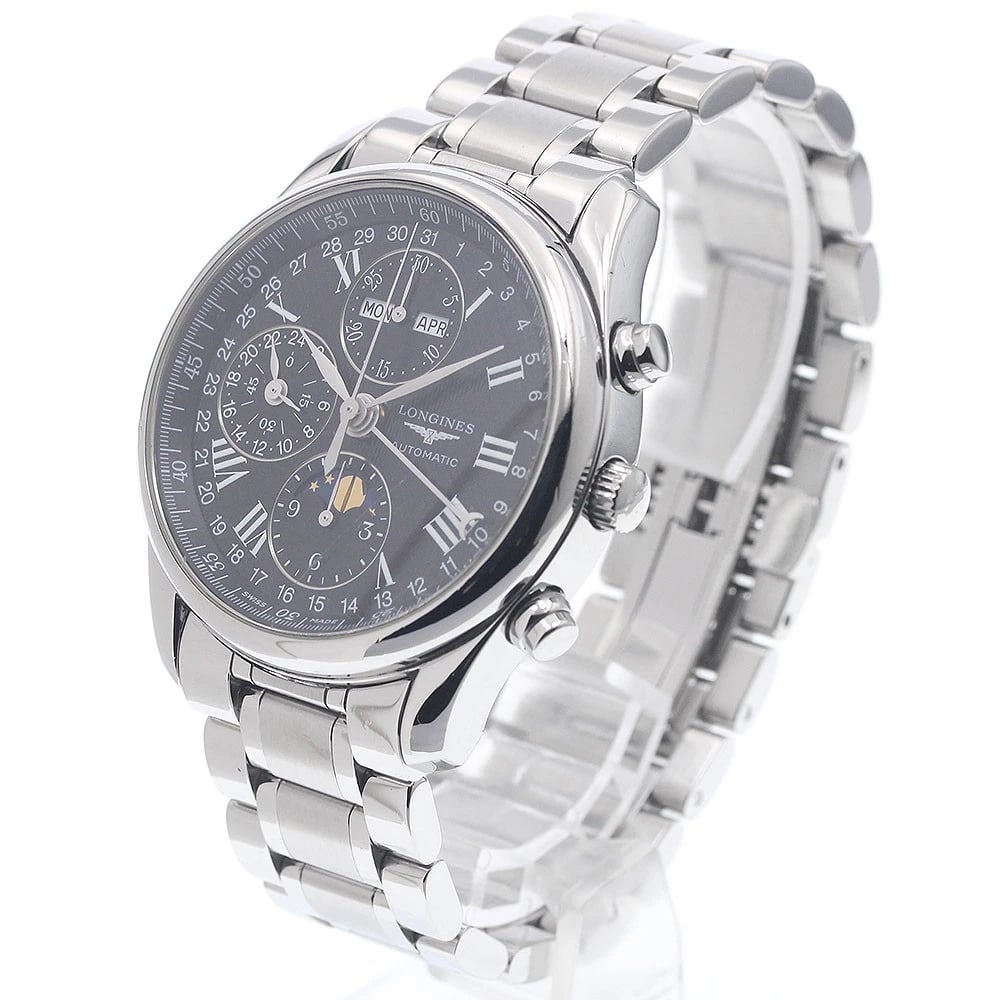 LONGINES MASTER COLLECTION MOON PHASE CHRONOGRAPH AUTOMATIC WATCH - 2