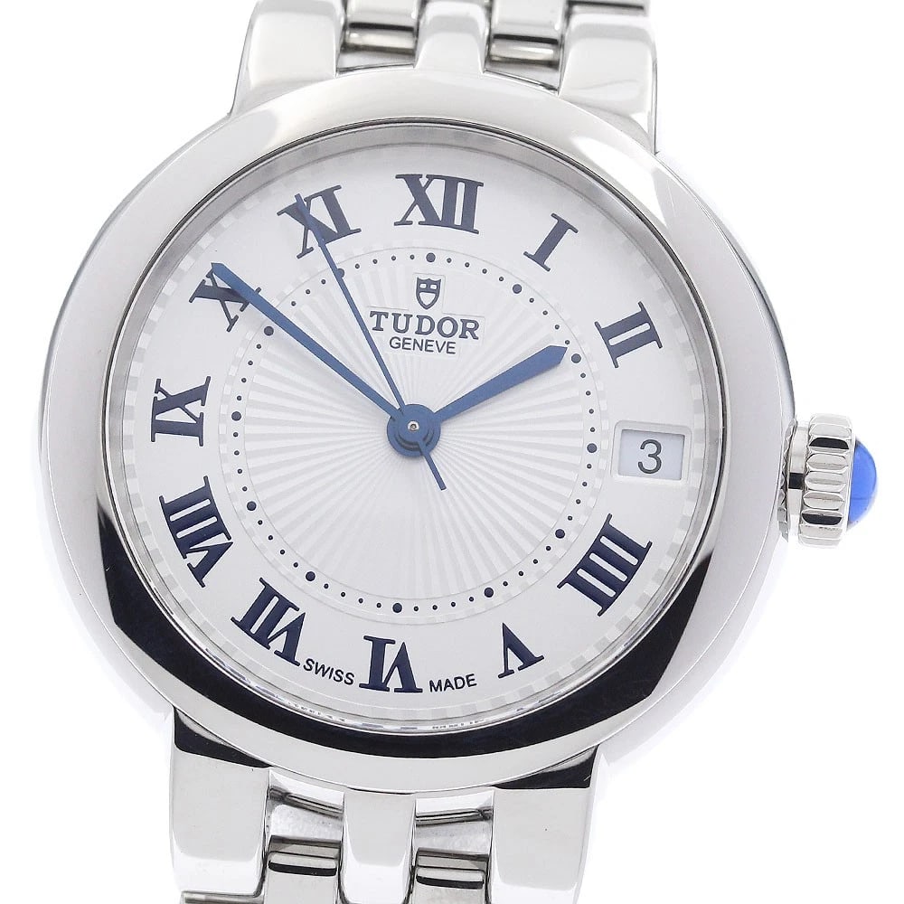 TUDOR CLAIRE DE ROSE BOY'S WATCH: TUDOR Claire de Rose Boy's Watch Brand: TUDOR Type/Style: Wristwatch Material: Band Material Stainless Steel, Case Material Stainless Steel Color: Band Color Silver, Case Color Silver, Dial Color