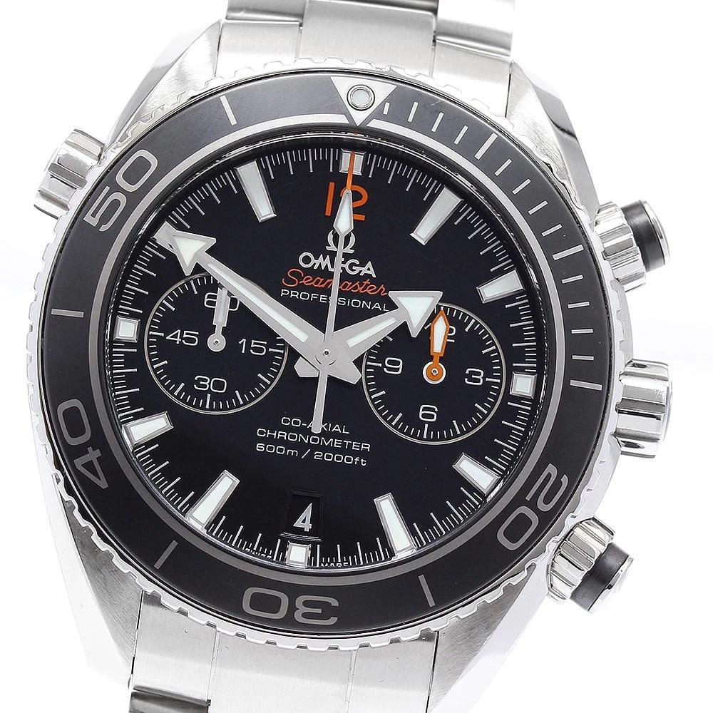 OMEGA SEAMASTER PLANET OCEAN CHRONOGRAPH AUTOMATIC WATCH: OMEGA Seamaster Planet Ocean Chronograph Automatic Watch Brand: OMEGA Type/Style: Wristwatch Material: Band Material Stainless Steel, Case Material Stainless Steel Color: Band Color Silver, Case