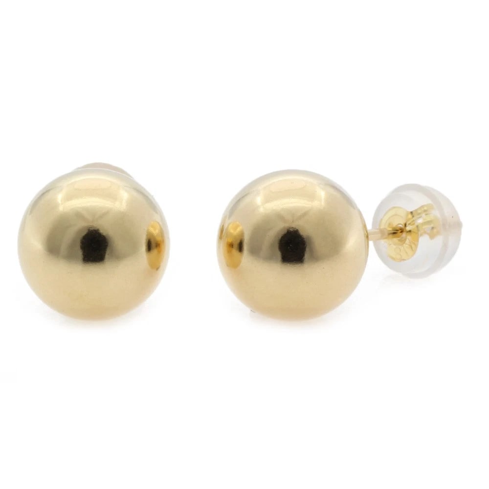EARRING K18 GOLD ROUND BALL 8MM BALL: earring K18 Gold Round ball 8mm ball Brand: Unbranded Type/Style: earring Material: K18 Gold Color: gold Size: (CM) 8mm x 8mm(*mm) Accessories: None Accessories Notice: When purchasing pre-owned