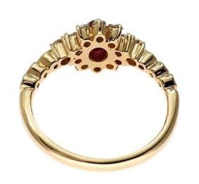 IMPRESSE K18YG RUBY DIAMOND RING - 2