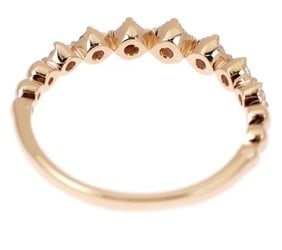 K18PG ROSE CUT DIAMOND RING - 2