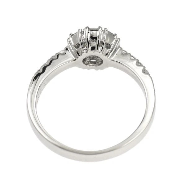 PT900 OCTAGONAL CUT DIAMOND RING - 2