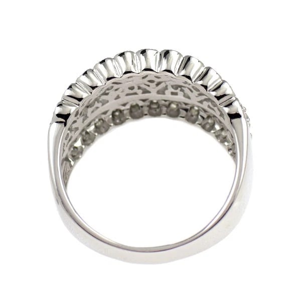 K18WG DIAMOND RING - 3