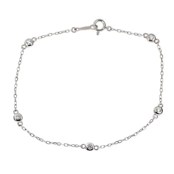 MIKIMOTO K18WG DIAMOND BRACELET: Mikimoto K18WG diamond bracelet Brand: Mikimoto Type/Style: bracelets Material: K18WG Color: WG Size: Necklace: Chain Length 18 Width/Thickness2.2 Accessories: None Accessories Notice: When