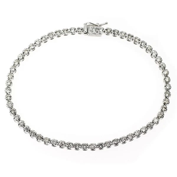 PT850 DIAMOND TENNIS BRACELET: Pt850 diamond tennis bracelet Brand: None Type/Style: bracelets Material: Pt850 Color: PT Size: Necklace: Chain Length 18 Width/Thickness2.6 Accessories: None Accessories Notice: When purchasing