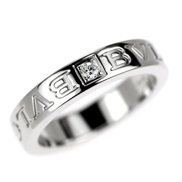 BULGARI K18WG DIAMOND RING: Bulgari K18WG Diamond Ring Brand: Bvlgari Type/Style: rings Material: K18WG Color: WG Size: 5.25 US Accessories: None Accessories Notice: When purchasing pre-owned goods, please refer to t