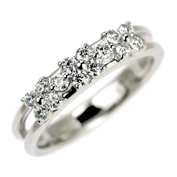 PT900 H&C DIAMOND RING: Pt900 H&C diamond ring Brand: None Type/Style: rings Material: Pt900 Color: PT Size: 5.5 - 5.75 US Accessories: None Accessories Notice: When purchasing pre-owned goods, please refer to the photos of