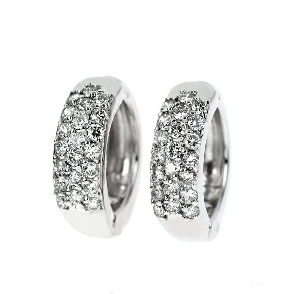 K18WG DIAMOND EARRINGS: K18WG diamond earrings Brand: None Type/Style: earring Material: K18WG Color: WG Size: Length/Width/Diameter15.7 Accessories: None Accessories Notice: When purchasing pre-owned goods, plea