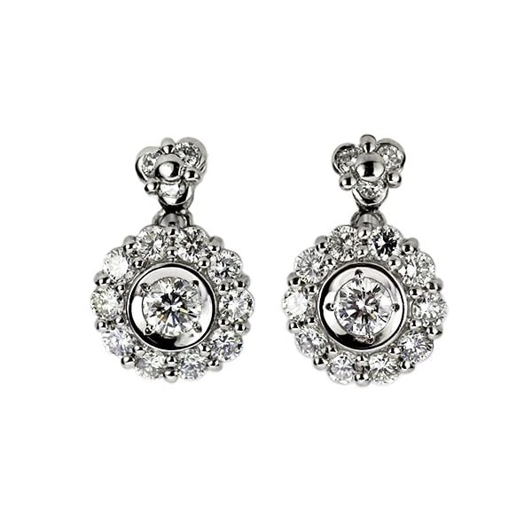PT900 DIAMOND EARRING (1 of 2)