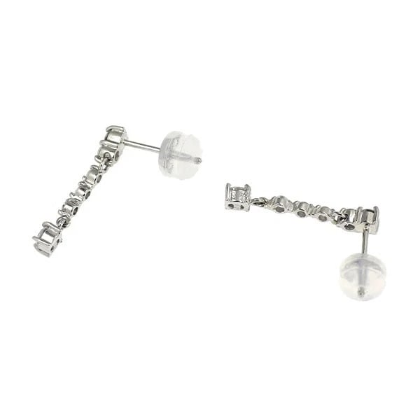 PT900 DIAMOND EARRING - 2