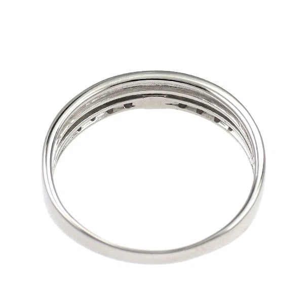 K18WG DIAMOND RING - 2