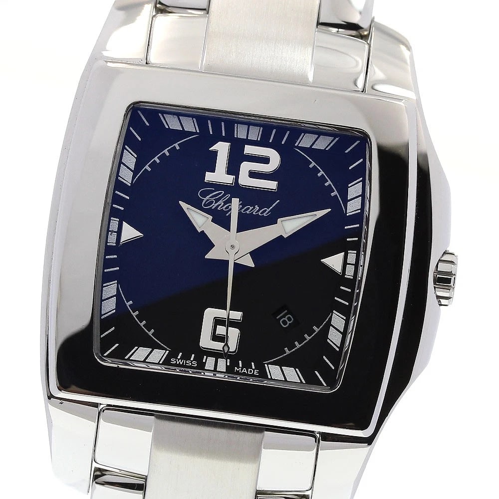 CHOPARD TWO O TEN QUARTZ WATCH: Chopard Two O Ten Quartz Watch Brand: Chopard Type/Style: Wristwatch Material: Band Material Stainless Steel, Case Material Stainless Steel Color: Band Color Silver, Case Color Silver, Dial Color