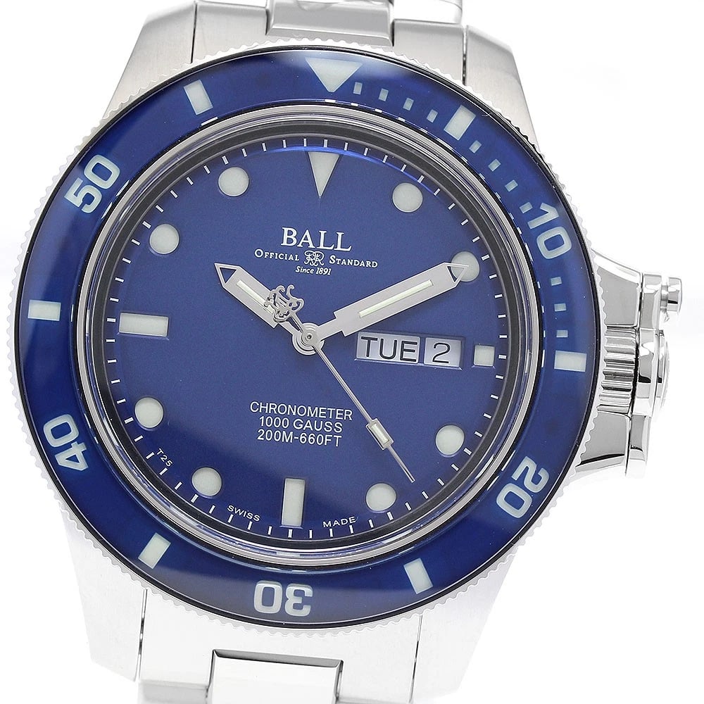 BALLWATCH ENGINEER HYDROCARBON ORIGINAL WATCH: BALLWatch Engineer Hydrocarbon Original Watch Brand: BALLWATCH Type/Style: Wristwatch Material: Band Material Stainless Steel, Case Material Stainless Steel Color: Band Color Silver, Case Color Silver
