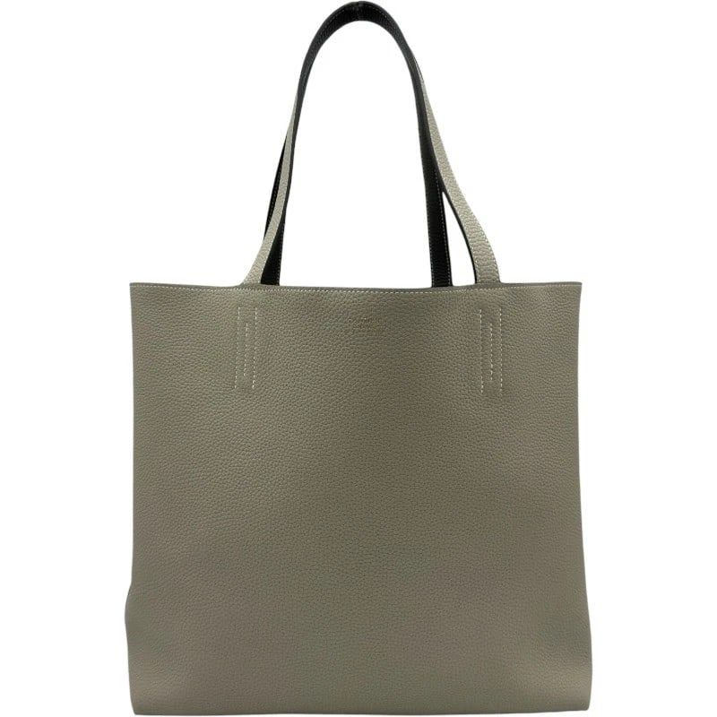 HERMES DOBLE SENSE 45 TOTE BAG: HERMES Doble Sense 45 Tote Bag Brand: HERMES Type/Style: Tote Bag Material: Taurillon Clemence Color: Beton Size: W17.7 x H13.0 x D4.5inch Accessories: None Accessories Notice: When purcha