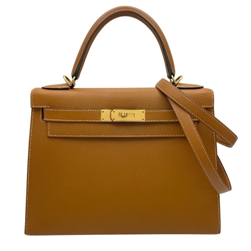 HERMES KELLY 28 OUTER SEWING SHOULDER BAG: HERMES Kelly 28 outer sewing Shoulder Bag Brand: HERMES Type/Style: Shoulder Bag Material: Epsom Color: Natural GDHardware Size: W11.0 x H8.7 x D4.3inch Accessories: None Accessories Notic