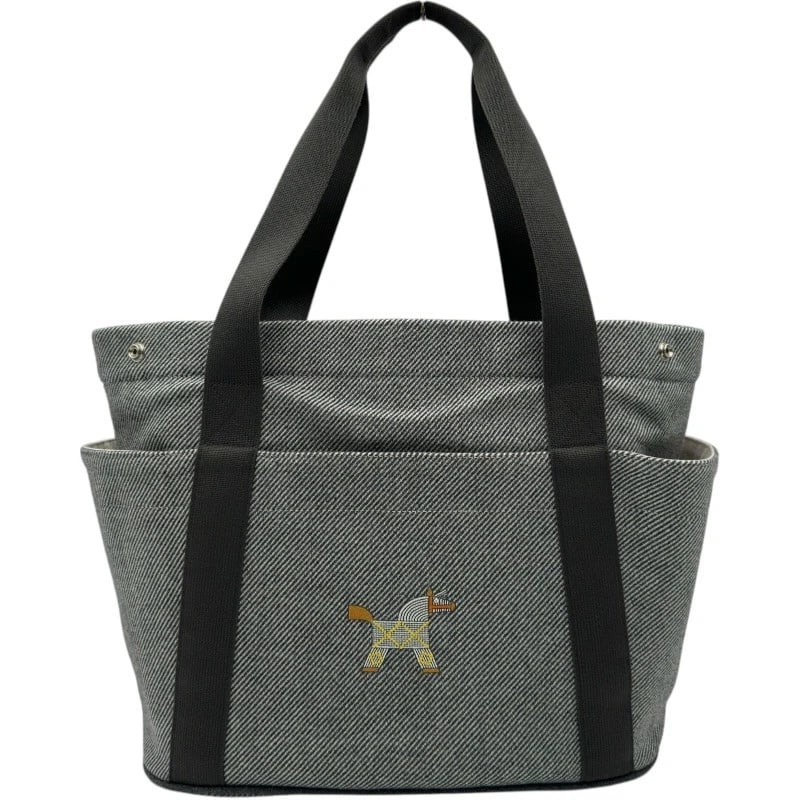 HERMES MOTHER'S BAG ANIMO NATTE TOTE BAG: HERMES Mother's Bag Animo Natte Tote Bag Brand: HERMES Type/Style: Tote Bag Material: Wool / cotton Color: Gray SilverHardware Size: W16.5 x H12.6 x D7.3inch Accessories: None Accessories