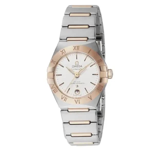 OMEGA CONSTELLATION MANHATTAN WATCH: Omega Constellation Manhattan Watch Brand: OMEGA Type/Style: Wristwatch Material: Case: 18K Sedna Gold/Stainless Steel Color: Case Color none Size: [Case Size] 29mm x 29mm x 12.5mm Accessories: None