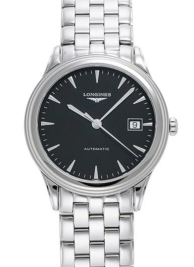 LONGINES FLAGSHIP BLACK WATCH: Longines Flagship Black Watch Brand: Longines Type/Style: Wristwatch Material: SS Color: Case Color Dial color: Black Size: Case diameter: 38.5mm Accessories: None Accessories Notice: When