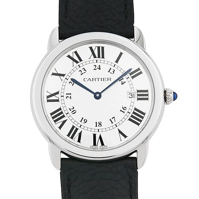 CARTIER RONDE SOLO DE CARTIER WATCH: Cartier Ronde Solo de Cartier Watch Brand: Cartier Type/Style: Wristwatch Material: Material (Main) Stainless Steel Color: Case Color Color Silver Size: Case Size 36.0mm Accessories: None