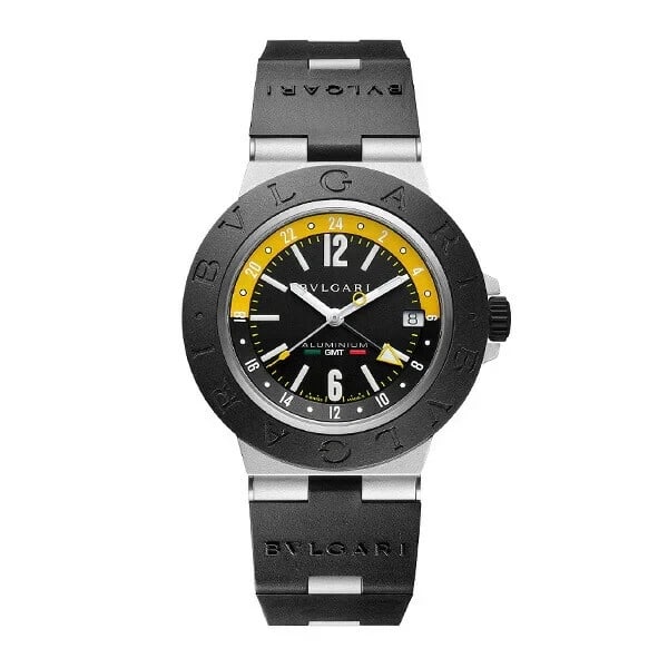 BVLGARSTAINLESS STEELAMERIGO VESPUCCI LIMITED WATCH: BVLGARStainless steelAmerigo Vespucci Limited Watch Brand: Bvlgari Type/Style: Wristwatch Material: Material (case body) Aluminum/Aluminium Color: Case Color Dial color Black/Black Size: Size (case wi