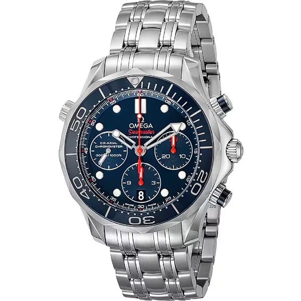 OMEGA SEAMASTER DIVER METAL BRACELET WATCH: OMEGA Seamaster Diver Metal Bracelet Watch Brand: OMEGA Type/Style: Wristwatch Material: Case: Stainless steel Color: Case Color none Size: (approx.) 48.9mm (height) x 41.5mm (width) x 16.5mm (thickne